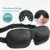 1Pcs BYEPAIN 3D Sleep Mask, Eye Face Mask for Sleeping, Breathable Cotton Padded Sleeping Mask Eye Patch Light Blocking
