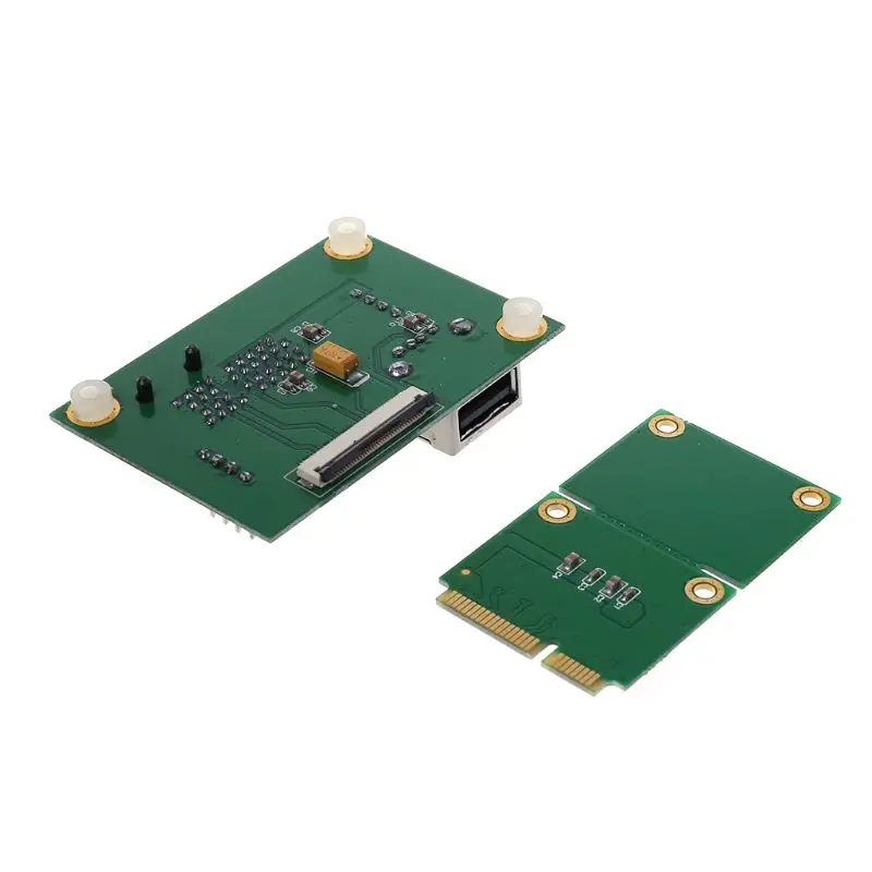 Mini PCIE к PCI-E Express X1+ USB Riser Card с FFC кабелем высокоскоростной DIY 90 градусов слот