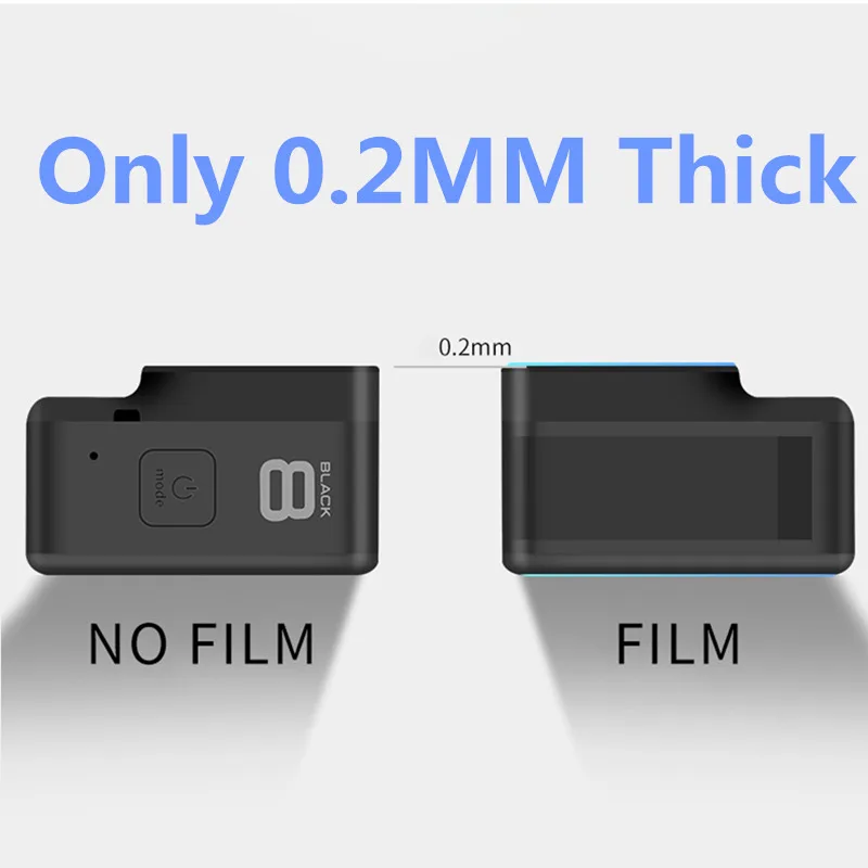 Go Pro Hero 8 пленка для экрана из закаленного стекла протектор для Gopro Hero 8 черная экшн-камера аксессуары закаленные линзы защитная пленка