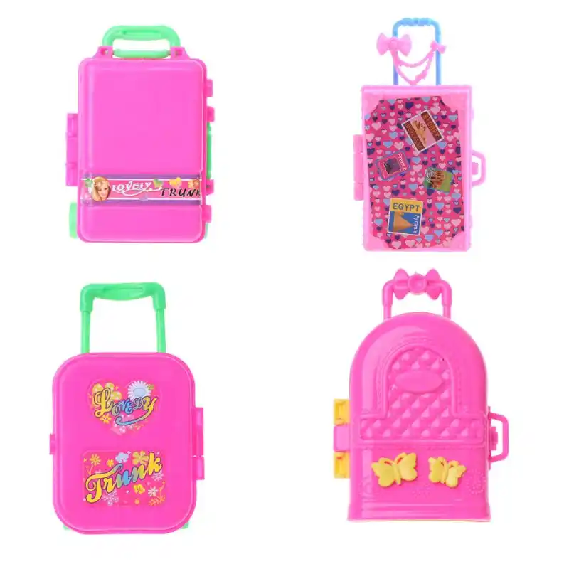 barbie toy luggage
