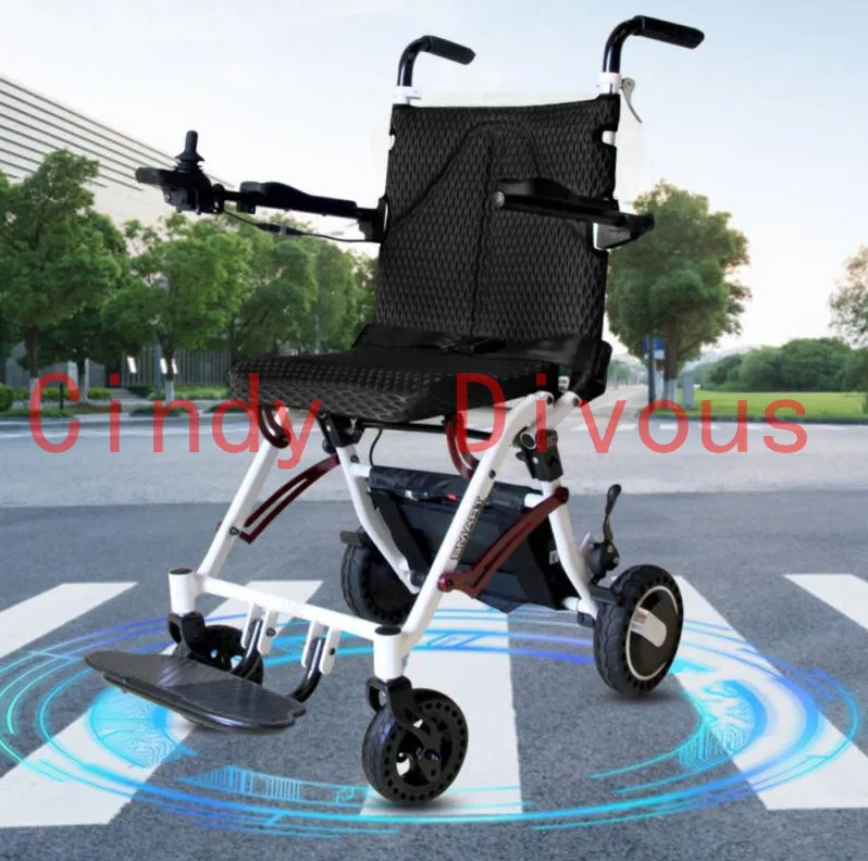 Высокое качество легкий складной электрических инвалидных колясок, Вес нетто: 18 кг