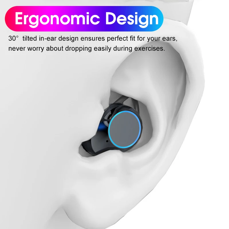 LEORY TWS беспроводные bluetooth наушники 5,0 CVC8.0 с шумоподавлением IPX6 водонепроницаемые наушники 3300 мАч Внешний аккумулятор гарнитура с микрофоном