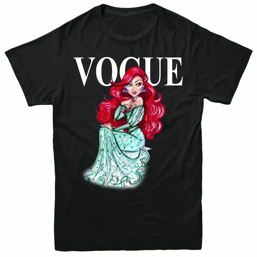歌姫アリエル流行 Tシャツトップ Vogue トップ大人 子供ユニセックス Tシャツトップ印刷 Tシャツ Tシャツ Aliexpress