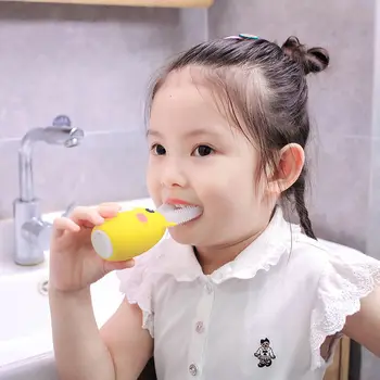 

Children's Kids Babies Electric U-shaped Charging Cartoon Cute Sonic Automatic Toothbrush Private Label