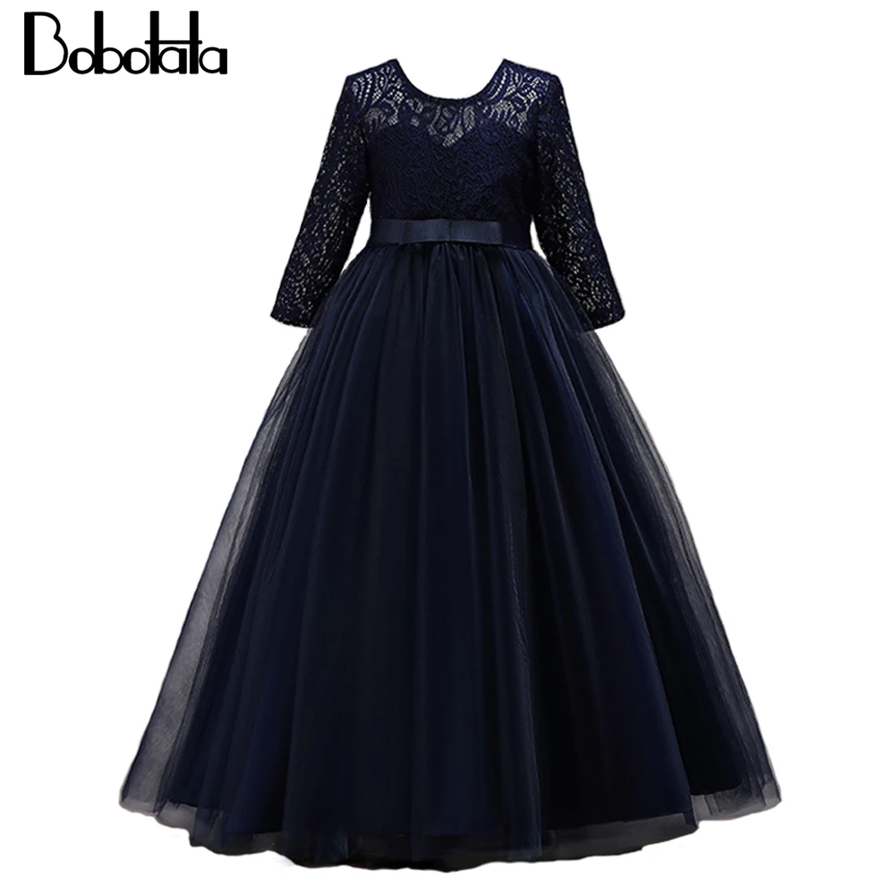 

Bobotata Teenager Girls Princess Dress Kids Dresses For Girls Long Sleeve Evening Party Dress Pageant Costumes For Wedding Gown