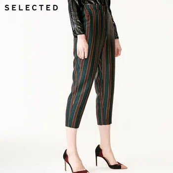 

SELECTED Women Wide Stripe business leisure Pants |419118505