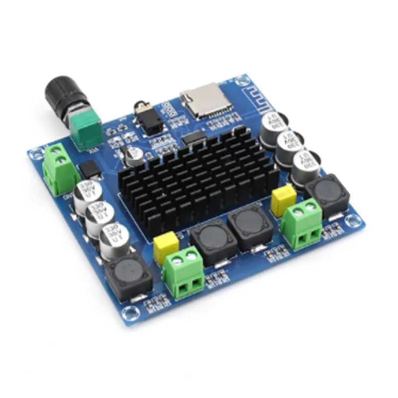 XH-A105 2x100 Вт стерео аудио Bluetooth 5,0 цифровой усилитель плата TDA7498 модуль усилителя Поддержка TF карты AUX