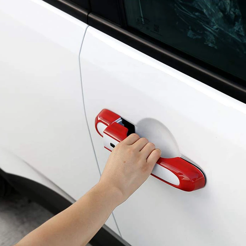 Car Door Handle Inserts Door Handle Cover Exterior for- Jeep Renegade(4Pcs/Set