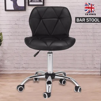 

Adjustable Bar Stool Home Computer Desk Office Chair Chrome Legs Rotatable Barstool Creative Leisure Office Chair Furniture