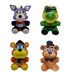 Fnaf juguetes de peluche de cinco noches para niños, peluches de cocodrilo, oso de Freddy, Bonnie, juguete de regalo para niños