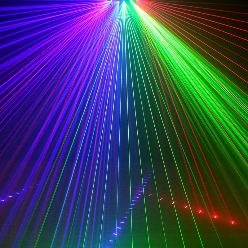 RGB Линейный луч изображения линий луч сканирует DMX DJ танцевальный бар кофе рождественские домашние вечерние дискотечный эффект светильник ing светильник система шоу(EU Plug