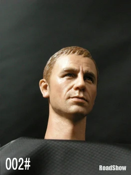 

RoadShow 1/6 Scale Action Figure 002 007 Agent male head carving in stock