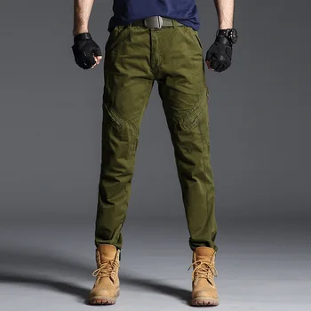 

New Arrival Cargo Pants For Men Military Casual Mens Multi Pocket Overalls Fashion Long Trousers Plus Size Brand High Quality 24