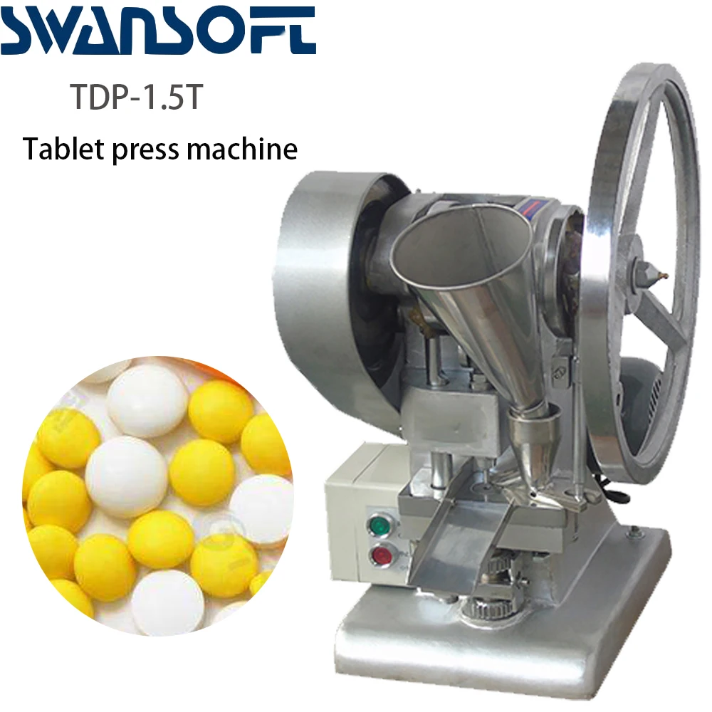 

High quality TDP-1.5 Single punch tablet press machine TDP-1.5 pill press machine / pill making / TABLET PRESSING, pill making