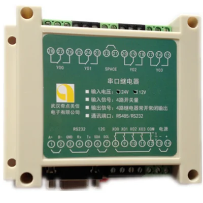 Серийный порт управления реле плата 4 в Out IO карта RS232 RS485 связь Modbus VB|Детали и