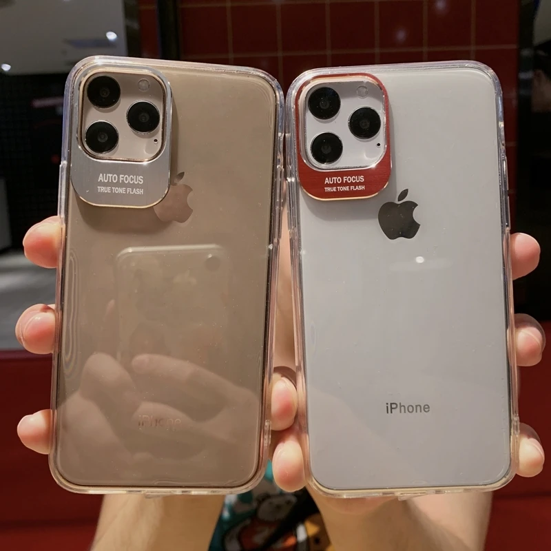 Для iPhone 11 Pro XS Max XR 6 6s 7 8 Plus металлическая линза с надписью защита всего тела Мягкий