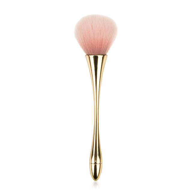 Gold Powder Blush Brush Professional Make Up Brush Large Cosmetic Face Cont Cosmetic Face Cont brocha colorete Make Up Tool