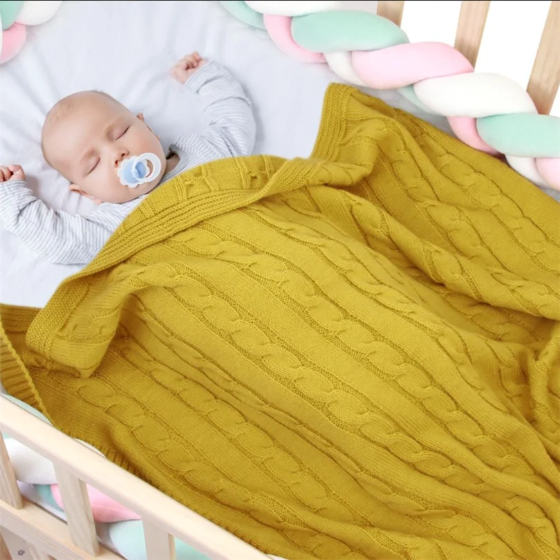 Детское одеяло для новорожденных; Вязаное детское одеяло; Manta Bebe; детское Пеленальное Одеяло; детское постельное белье; детская кроватка; коляска; одеяло