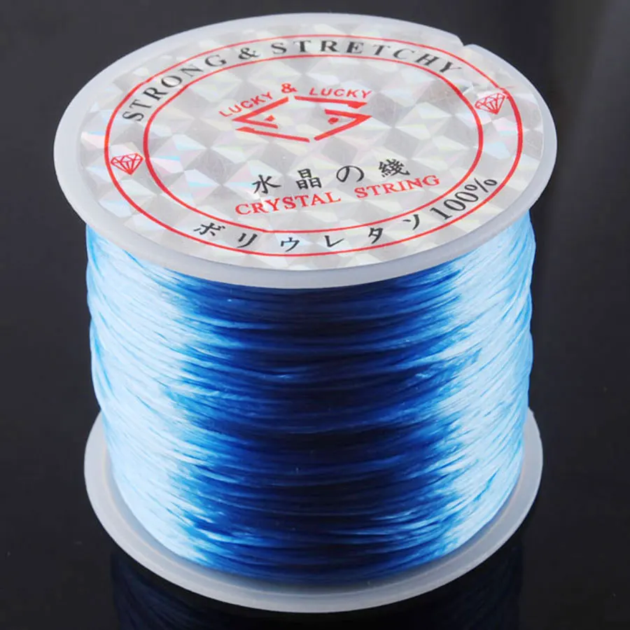 Тянущиеся ЭЛАСТИЧНЫЕ НИТИ из бусин длиной 45 м для браслета и ожерелий PH3006|elastic