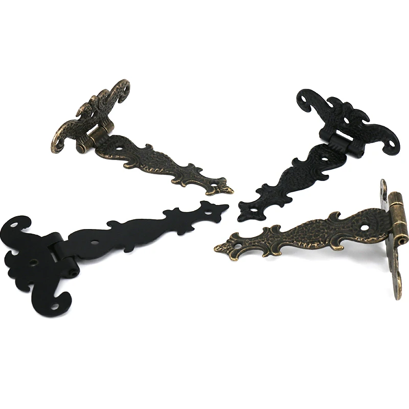 113*69mm Antique Bronze/Black Hinge furniture hinge wooden box hinge cabinet door hinges cabinet hinges brass hinges bronze butterfly hinges 2Pcs for Windows Cabinet Cupboard Wardrobe Doors Wooden Boxes Jewelry Case Chest