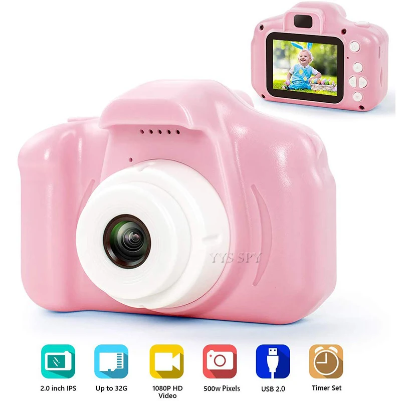 2.0 Inch Hd Video Camera Kids Digital Vlog Camara Photography Children Best Christmas Gift Mini Camcorder Support Tf Card - Mini Camcorders - AliExpress