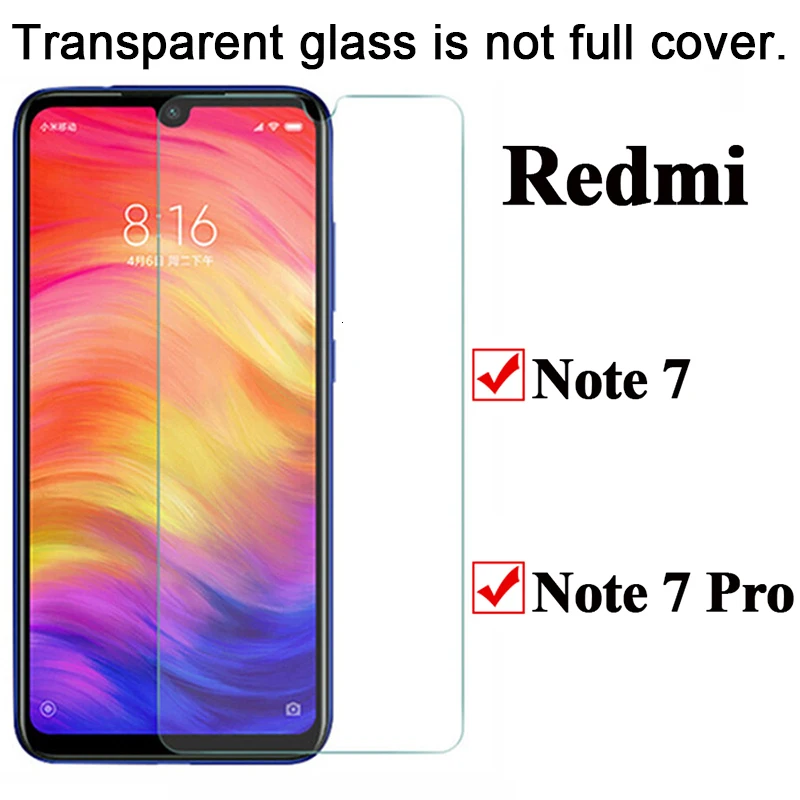 Защитное стекло на Xiaomi Redmi note 8 Pro 7a Защитная пленка для экрана Премиум Redmi note 5 6 7 pro закаленное стекло Броня пленка 9H