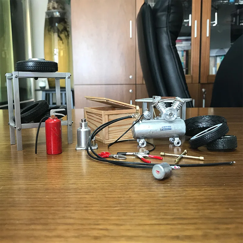 1:18 высокое моделирование DIY бутик модель автомобиля ремонт сайт Набор Модель Ремонт магазин аксессуары Лифт обслуживание завод без автомобиля