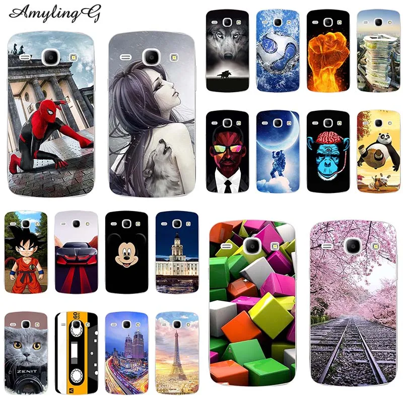 

Original Colorful Mobile Phone Cases Cover for Samsung Galaxy Core i8260 gt-i8260 i8262 gt-i8262 Back Covers Capa Printed Case T