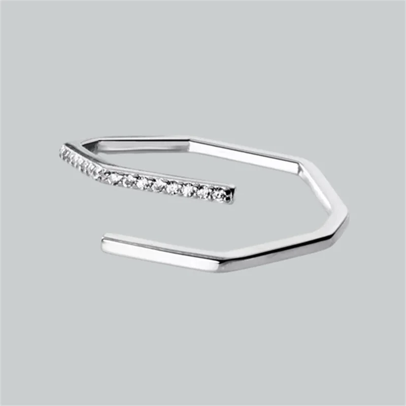 Foxanry – bague Chic en argent Sterling 925, minimaliste, pour femmes, bijoux de fiançailles, accessoires exquis, cadeau ► Photo 1/5