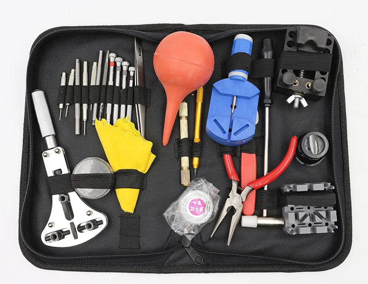 27 шт./компл. наручные часы инструмент для ремонта DIY Kit Отвертки чехол Открывалка молоток Band Ссылка Бар Remover Часовщик специализированное устройство