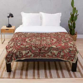 

Drop Shipping Printed Throw Blanket Sherpa Fleece Soft Blanket Flannel Rug Home Decoration For Bed Asian Ornament Mandala Over O