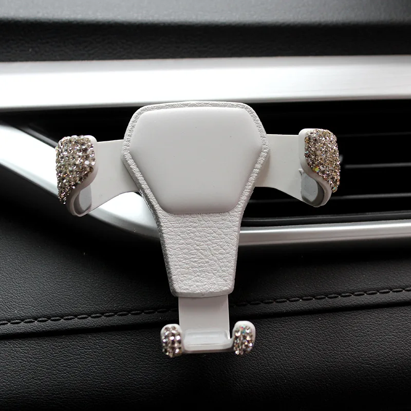 

Flash drill mobile phone holder car vent mounting clip snap-on smart phone GPS support frame suitable for all mobile phones