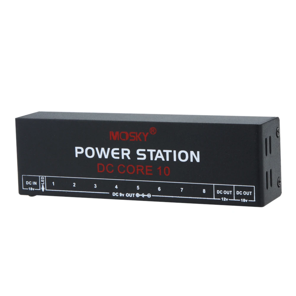 

Portable DC-CORE10 Mini Guitar Effect Power Supply for 9V 12V 18V Guitar Effect Ten Isolated Outputs Compact Guitar Parts