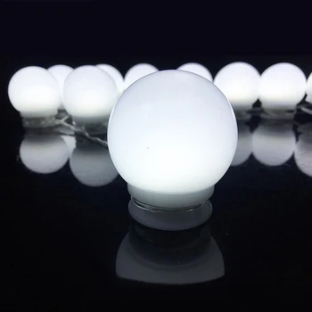 

10 LED Light Bulbs Lamp Kit for Makeup Mirror illuminated makeup cosmetics mirrors 3 Levels Adjustable brightness Bulbs Lamp