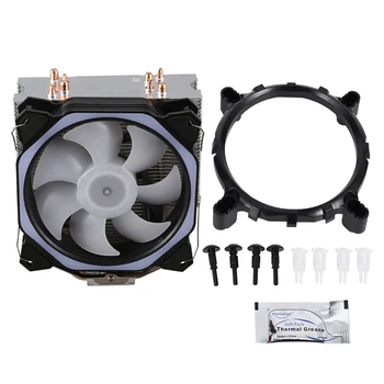 

XUEYUFENGSHEN CPU Cooler 4 Pure Copper12cm Heat Pipe Cooling Tower Cooling System 12cmCPU Cooling Fan CPU Radiator ForFor AMD In