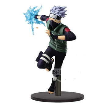 

In stock Original Banpresto Naruto Shippuden Vibration Stars Hatake Kakashi PVC action figure model figurine