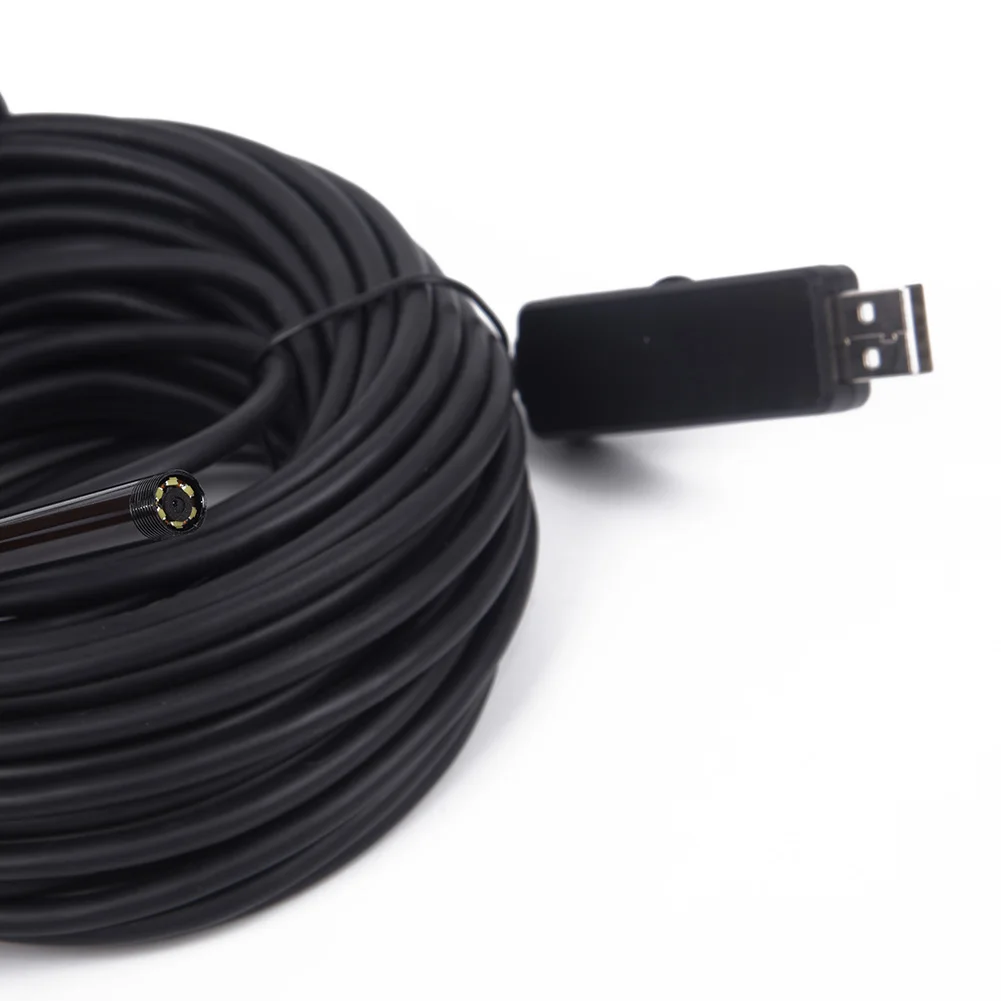 Камера USB эндоскоп Труба инспекция видео 2-15 м канализационный Очиститель водонепроницаемый