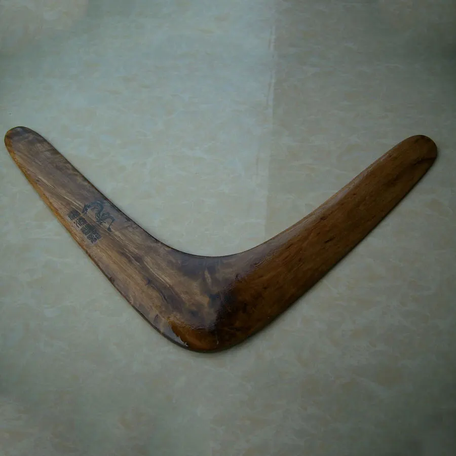 Натуральный изогнутый Деревянный бумеранг специально сделан для высококлассных