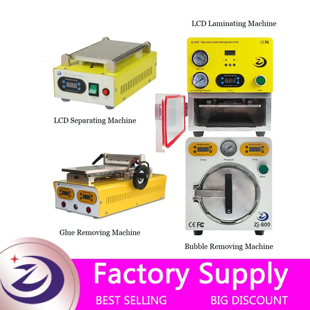 how to remove glue from lcd screen factory