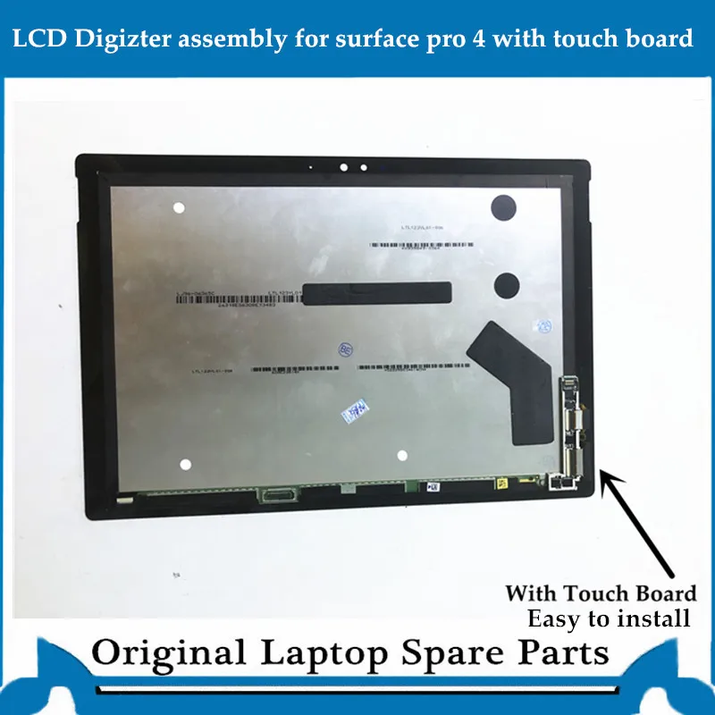 

Original LCD Screen Touch Digister for Miscrosoft Surface Pro 4 LCD Digister Assembly With Touch Board 1742 LTL123YL01-007