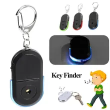 Портативный Ключ искатель пожилых людей анти-потеря сигнализации ключ искатель беспроводной полезный свисток Звук светодиодный светильник локатор брелок