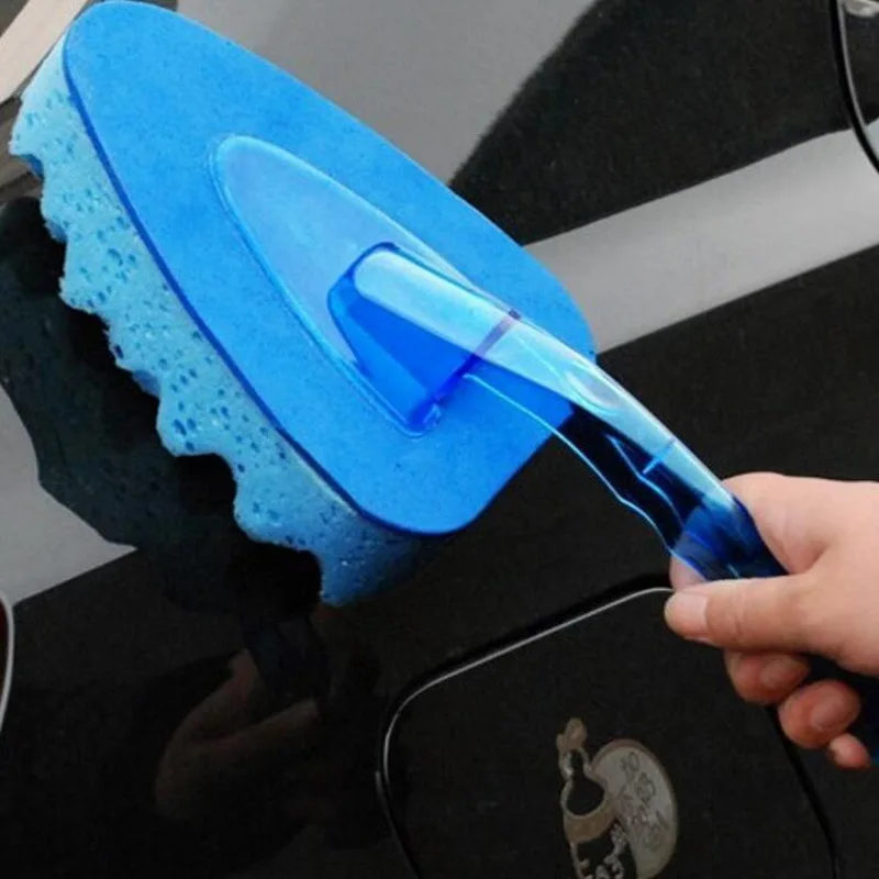 

Car Wash Brush Large Sponge Brush Water Absorption Cleaning High Density Brush Blue Car Wash Tool Supplies Polyurethane+EVA+ABS