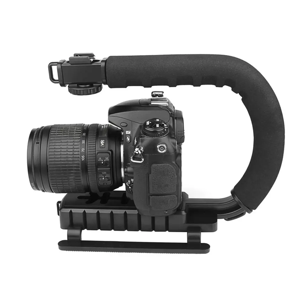 C образный держатель для видео Ручной Стабилизатор для DSLR Nikon Canon sony камера и светильник портативный SLR Steadicam для Gopro