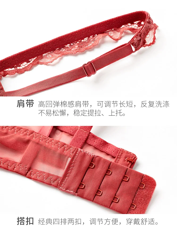 white underwear set New Sexy Women Bra Sets Ultra-Thin Transparent Flower High Quality ABCDE Cup Underwear Suit Female Lingerie cute underwear sets