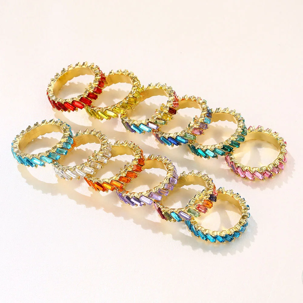 Finger Ring Wedding Rings Wedding Ring Lost Lady Zircon Rhinstone Rings for Women Wedding Party Jewelry
