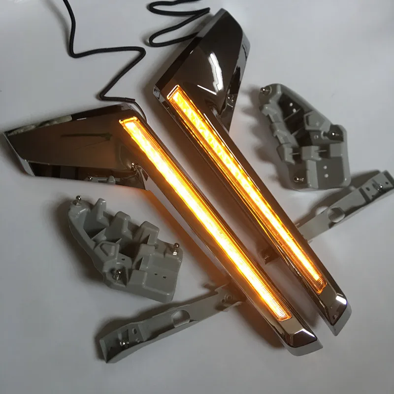 Светодиодный светильник для автомобиля ДХО передняя фара land cruiser Lc200 2016 2018