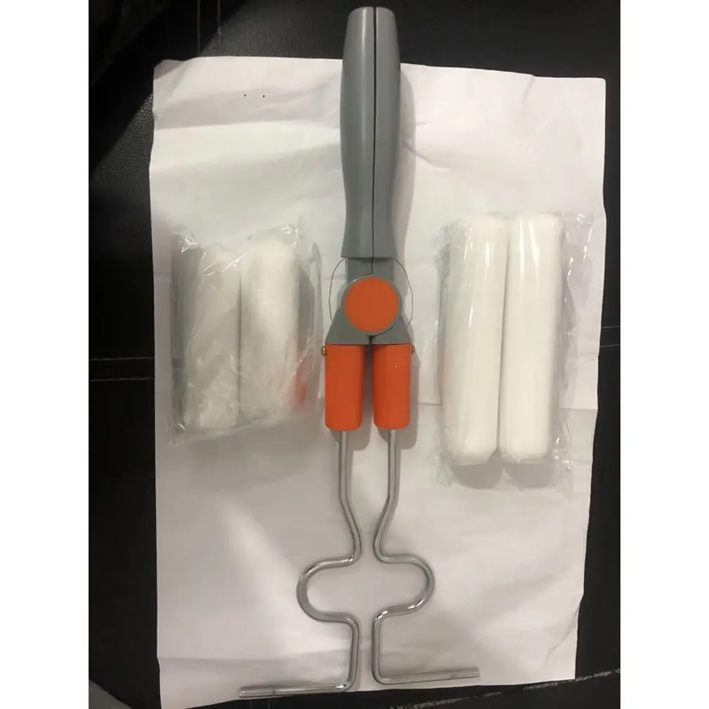 Xglide Paint Brush Double Head Paint Brush Adjustable Paint Roller Brush Exquisitely Designed Durable