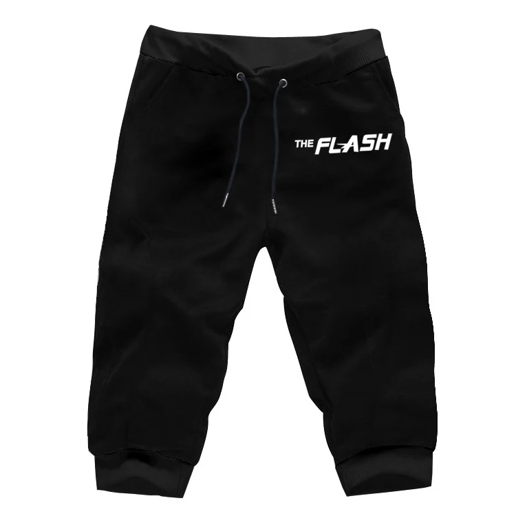 Cropped Trousers 8 На лето и весну шаровары флэш-памяти напечатанный 7 Minutes Of Штаны Осенняя уличная одежда Подрезанные штаны Для мужчин Повседневное Sweart Штаны - Цвет: Cropped Trousers 8