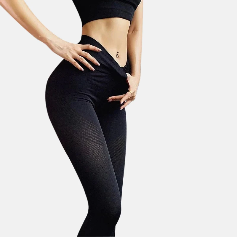 New Woman Fitness Leggings Running Pants Energy Seamless Leggings Gym Girl Leggins High Waist Push Up Sport Workout Gymwear - Color: 1