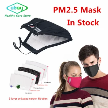 

Anti Flu PM2.5 Cotton Mouth Mask Anti Pollution Mask Anti Dust Washable Reusable Masks Unisex Mouth Muffle For Allergy/Asthma